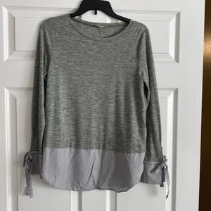 Multimedia-faux layered shirt.Size Small.